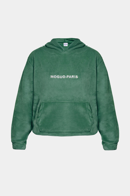 Green indoor sweatshirt