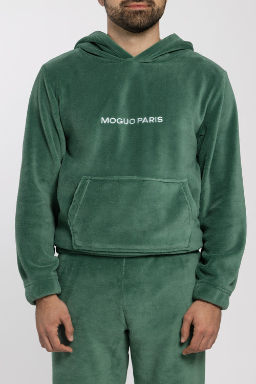 Green indoor sweatshirt