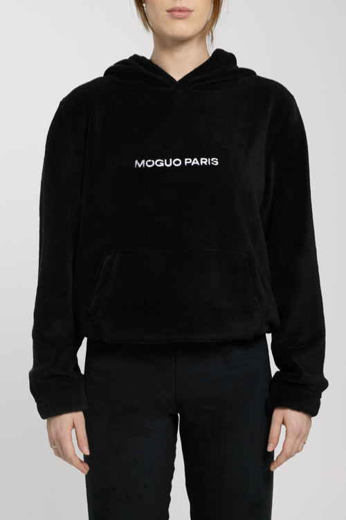 Black indoor sweatshirt