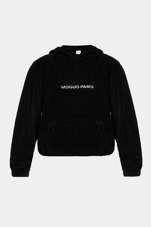 Black indoor sweatshirt